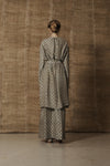 Mutedance 25 Spring/Summer Silk Checkered Shirt MD-MD25SS135-GREY